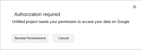 Review permissions